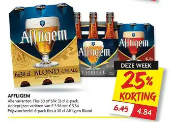 Dekamarkt Affligem 25% Korting aanbieding