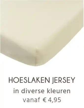 Baby-Dump Hoeslaken jersey aanbieding