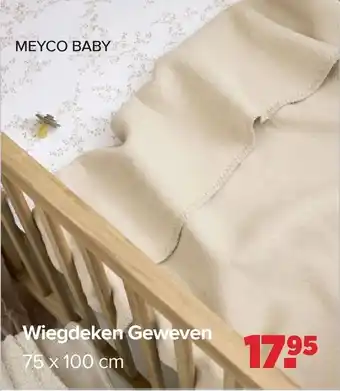 Baby-Dump Meyco Baby Wiegdeken Geweven aanbieding