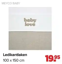 Baby-Dump Meyco Baby Ledikantlaken aanbieding