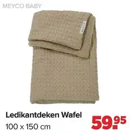 Baby-Dump Meyco Baby Ledikantdeken Wafel aanbieding