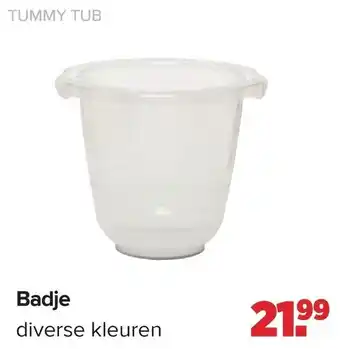 Baby-Dump Tummy Tub Badje aanbieding