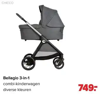 Baby-Dump Chicco Bellagio 3 in 1 aanbieding