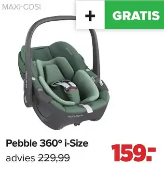 Baby-Dump Maxi Cosi Pebble 360° i-Size aanbieding