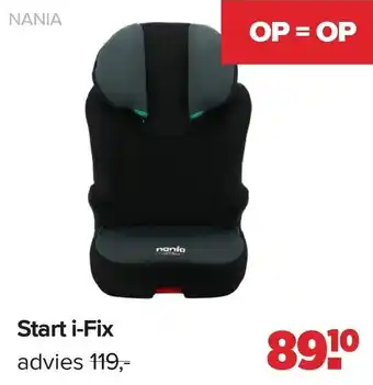 Baby-Dump Nania start i-fix aanbieding