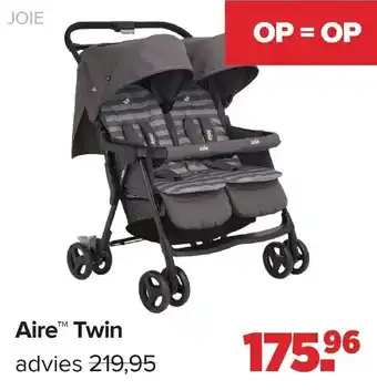 Baby-Dump Joie aire twin aanbieding