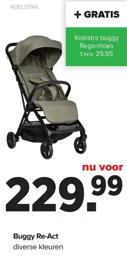 Baby-Dump Koelstra buggy re-act aanbieding