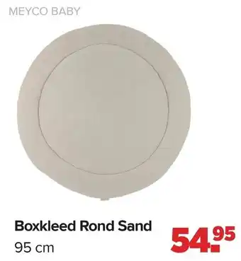 Baby-Dump Meyco baby boxkleed rond sand aanbieding