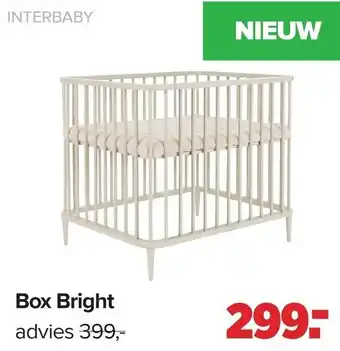 Baby-Dump Interbaby box bright aanbieding