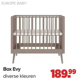 Baby-Dump Europe baby box evy aanbieding