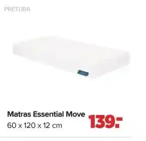 Baby-Dump Matras Essential Move aanbieding