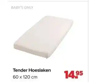 Baby-Dump Tender Hoeslaken aanbieding