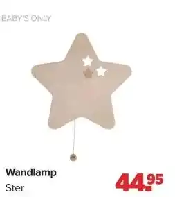 Baby-Dump Wandlamp aanbieding