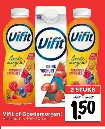 Vomar Voordeelmarkt Vifit Of Goedemorgen! aanbieding