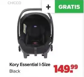 Baby-Dump Kory Essential I-Size Black aanbieding