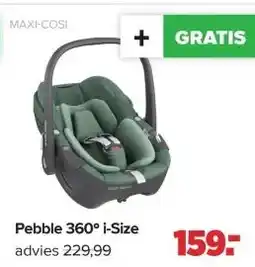 Baby-Dump Pebble 360° i-Size aanbieding