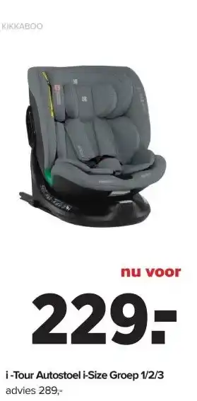 Baby-Dump i-Tour Autostoel i-Size Groep 1/2/3 aanbieding