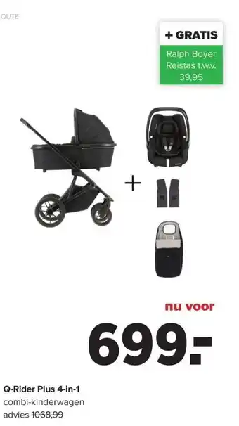 Baby-Dump Q-Rider Plus 4-in-1 aanbieding