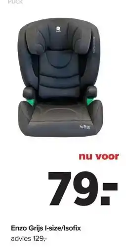 Baby-Dump Enzo Grijs I-size/Isofix aanbieding