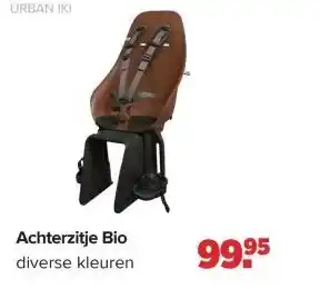 Baby-Dump Achterzitje Bio aanbieding