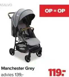 Baby-Dump Manchester Grey aanbieding