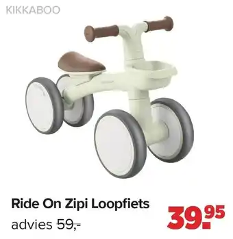 Baby-Dump Kikkaboo ride on zipi loopfiets aanbieding