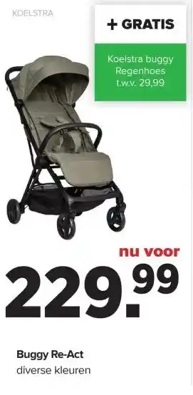 Baby-Dump Buggy Re-Act aanbieding