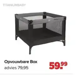 Baby-Dump Opvouwbare Box aanbieding