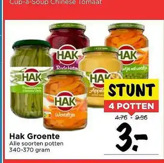 Vomar Voordeelmarkt Hak Groente aanbieding