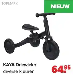 Baby-Dump Topmark kaya driewieler aanbieding