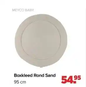 Baby-Dump Boxkleed Rond Sand aanbieding