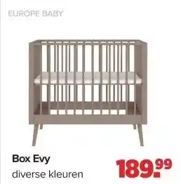 Baby-Dump Box Evy aanbieding