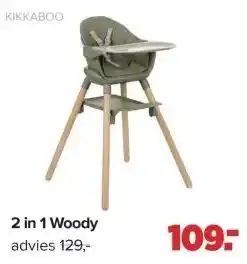 Baby-Dump 2 in 1 Woody aanbieding