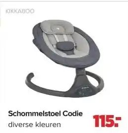 Baby-Dump Schommelstoel Codie aanbieding