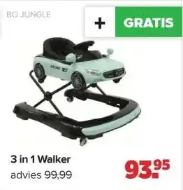 Baby-Dump 3 in 1 Walker aanbieding