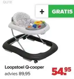 Baby-Dump Loopstoel Q-cooper aanbieding