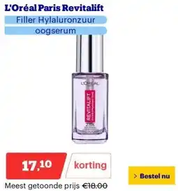 Bol.com L'Oréal Paris Revitalift aanbieding