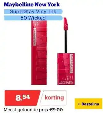 Bol.com Maybelline New York aanbieding