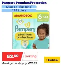 Bol.com Pampers Premium Protection aanbieding