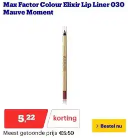 Bol.com Max Factor Colour Elixir Lip Liner 030 Mauve Moment aanbieding