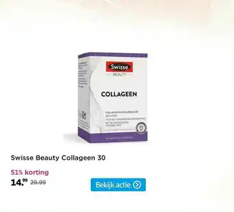 Plein.nl Swisse Beauty Collageen 30 51% Korting aanbieding