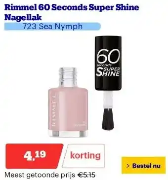 Bol.com Rimmel 60 Seconds Super Shine Nagellak aanbieding