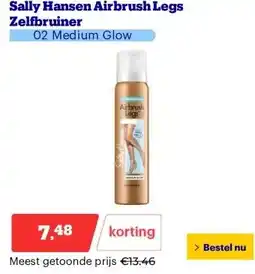 Bol.com Sally Hansen Airbrush Legs Zelfbruiner aanbieding