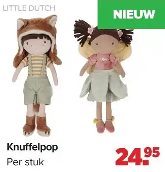 Baby-Dump Little dutch Knuffelpop aanbieding