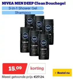 Bol.com NIVEA MEN DEEP Clean Douchegel aanbieding