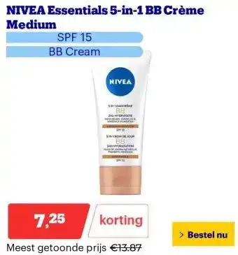 Bol.com NIVEA Essentials 5-in-1 BB Crème Medium aanbieding