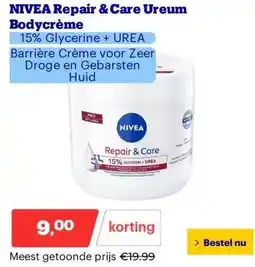 Bol.com NIVEA Repair & Care Ureum Bodycrème aanbieding