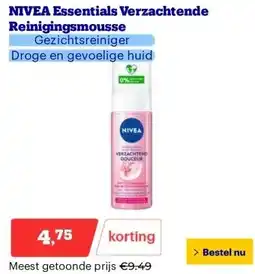 Bol.com NIVEA Essentials Verzachtende Reinigingsmousse aanbieding