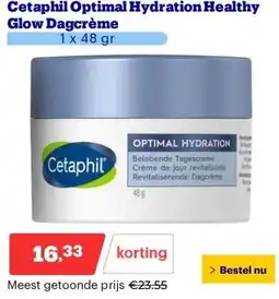 Bol.com Cetaphil Optimal Hydration Healthy Glow Dagcrème aanbieding