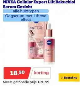 Bol.com NIVEA Cellular Expert Lift Bakuchiol Serum Gezicht aanbieding